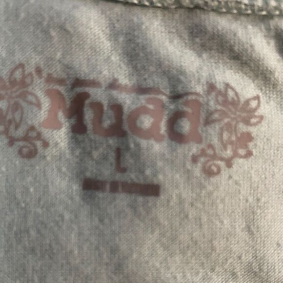 Mudd Long Sleeve Blue Shirt  Size L - Picture 4 of 6